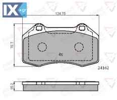 ΣΕΤ ΔΙΣΚΟΦΡΕΝΑ ΕΜΠΡ. RENAULT  ADB01703 7701208218 8671016704