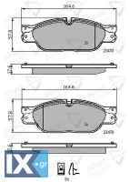 ΣΕΤ ΔΙΣΚΟΦΡΕΝΑ ΕΜΠΡ. JAGUAR  ADB01704 C2C15990 C2C20686 C2C23786 XR830139 XR837417