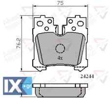 ΣΕΤ ΔΙΣΚΟΦΡΕΝΑ ΟΠΙΣΘ. LEXUS  ADB01722 044660W010 044660W020 044660W010 044660W020