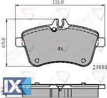ΣΕΤ ΔΙΣΚΟΦΡΕΝΑ ΕΜΠΡ. MERCEDES  ADB01723 1694200120 1694200820 169420082028 1694201220 1694201920 A1694200120 A1694200820 A169420082028 A1694201220 A1694201920