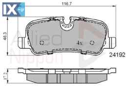 ΣΕΤ ΔΙΣΚΟΦΡΕΝΑ ΟΠΙΣΘ. LAND ROVER  ADB01726 LR016808 LR019627 SFP500021 SFP500022 SFP500040 SFP500140