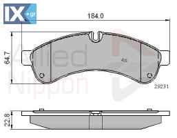 ΣΕΤ ΔΙΣΚΟΦΡΕΝΑ ΟΠΙΣΘ. IVECO  ADB01727 42555633 425556633