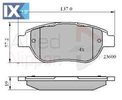 ΣΕΤ ΔΙΣΚΟΦΡΕΝΑ ΕΜΠΡ. CITROEN-PEUGEOT  ADB01748 425222 425235 425250 425252 425253 425331 425339 425385 425418 425471 425489 425492 E172125 E172284 E172315 425222 425235 425250 425252 425253 425331 425