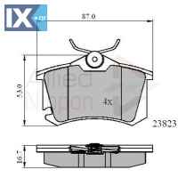 ΣΕΤ ΔΙΣΚΟΦΡΕΝΑ ΟΠΙΣΘ. SEAT-SKODA-VW  ADB01761 1H0615415 1H0615415A 1H0615415D 1J0698451E 1J0698451F 1J0698451S 1K0698451A 1K0698451C 8EA698451 1E0698451 1H0698451 1H0698451A 1H0698451D 1J0698451 1J069