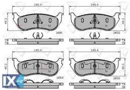 ΣΕΤ ΔΙΣΚΟΦΡΕΝΑ ΟΠΙΣΘ. FORD (USA)  ADB01763 1L2Z2200AA 3L2Z2200BA