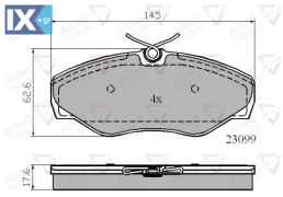 ΣΕΤ ΔΙΣΚΟΦΡΕΝΑ ΕΜΠΡ. RENAULT  ADB01780 4106000QAE 1605198 4414021 4414519 9199257 93173641 93192063 6024371662 6025371279 7701050914 7701054771