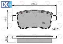 ΣΕΤ ΔΙΣΚΟΦΡΕΝΑ ΟΠΙΣΘ. RENAULT  ADB02014 440601416R 440603558R 440603734R 440604694R 440608061R 440608235R 8660000779