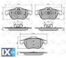 ΣΕΤ ΔΙΣΚΟΦΡΕΝΑ ΕΜΠΡ. RENAULT  ADB02019 410600756R 7701209101 7701209672 8671016705
