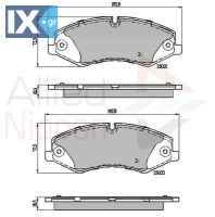 ΣΕΤ ΔΙΣΚΟΦΡΕΝΑ ΕΜΠΡ. LAND ROVER  ADB02030 LR015578 LR016962 LR026221