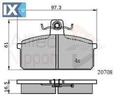 ΣΕΤ ΔΙΣΚΟΦΡΕΝΑ ΕΜΠΡ. SUZUKI  ADB0204 00000A00906 5520056831000 5520060000000 SE0141165081C SE141165081C SE22165081A 71770976 82357469 82357469 94435009