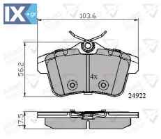 ΣΕΤ ΔΙΣΚΟΦΡΕΝΑ ΟΠΙΣΘ. CITROEN-PEUGEOT  ADB02045 1608520680 1608681680 1616872780 425444 425446 1608520680 1608681680 1611838080 1616872780 425435 425444 425446 1608520680 1608681680 1616872780 1623180