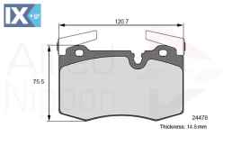 ΣΕΤ ΔΙΣΚΟΦΡΕΝΑ ΕΜΠΡ. MINI  ADB02109 34116789157 34116778719 34116784726 34116789157