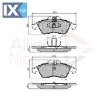 ΣΕΤ ΔΙΣΚΟΦΡΕΝΑ ΕΜΠΡ. MERCEDES  ADB0212 0024203920 0024209920 004205520 0044205520 0084204220 9014210410 9014210510 9014210610 A0024203920 A0024209920 A0044205520 A0084204220 A9014210410 A9014210510 A9