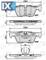 ΣΕΤ ΔΙΣΚΟΦΡΕΝΑ ΟΠΙΣΘ. BMW  ADB02131 34206799809 34206873094 34216850569 34216873093