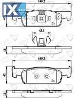 ΣΕΤ ΔΙΣΚΟΦΡΕΝΑ ΕΜΠΡ. RENAULT  ADB02144 4534210010 4534210100 4534211400 410602581R 410605612R 410605612R 8660005283