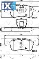 ΣΕΤ ΔΙΣΚΟΦΡΕΝΑ ΕΜΠΡ. BMW  ADB02148 34116850567 34116858910