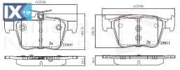ΣΕΤ ΔΙΣΚΟΦΡΕΝΑ ΟΠΙΣΘ. AUDI  ADB02157 3Q0698451 3Q0698451B 3Q0698451C 3Q0698451D 3Q0698451E 3QF698451 5Q0698451 5Q0698451P 8V0698451A 8V0698451D 8V0698451H 3Q0698451 3Q0698451B 3Q0698451C 3Q0698451D 3Q