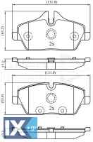 ΣΕΤ ΔΙΣΚΟΦΡΕΝΑ ΕΜΠΡ. MINI  ADB02160 34106884263 34116772892 34106884263 34116772892 34116794056 34116860016