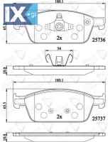 ΣΕΤ ΔΙΣΚΟΦΡΕΝΑ ΕΜΠΡ. FORD  ADB02196 1775091 2005900 2039733 2076355 2101703 5181461 BV612K021AC CV612001CB CV612001CD CV612001MA