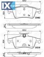 ΣΕΤ ΔΙΣΚΟΦΡΕΝΑ ΟΠΙΣΘ. PEUGEOT  ADB02198 4254A8