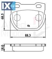ΣΕΤ ΔΙΣΚΟΦΡΕΝΑ ΟΠΙΣΘ. LAND ROVER  ADB02215 SFP000130 SFP00025 SFP000250