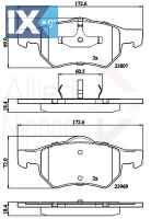 ΣΕΤ ΔΙΣΚΟΦΡΕΝΑ ΕΜΠΡ. GRAND VOYAGER  ADB02222 05015365AA 05072215AA 05072216AA 5015365AA 5072216AA 5072216AA