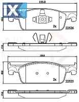 ΣΕΤ ΔΙΣΚΟΦΡΕΝΑ ΕΜΠΡ. DACIA -RENAULT  ADB02316 410605536R 410605536R 8660005291