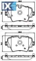 ΣΕΤ ΔΙΣΚΟΦΡΕΝΑ  ΕΜΠΡ. BMW - MINI  ADB02319 34106860019 34106876245 34106882418 34106884492 34106884497 34116866309 34116890553 34106860019