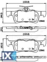 ΣΕΤ ΔΙΣΚΟΦΡΕΝΑ ΟΠΙΣΘ. PEUGEOT  ADB02335 1610814180