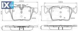ΣΕΤ ΔΙΣΚΟΦΡΕΝΑ ΟΠΙΣΘ. MERCEDES-BENZ  ADB02345 0004208200 0084201320 0084201420 A0004203602 A0004208200 A0084201320 A0084201420