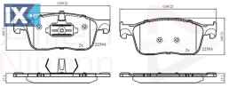 ΣΕΤ ΔΙΣΚΟΦΡΕΝΑ ΕΜΠΡ.  CITROEN - PEUGEOT  ADB02354 SU001A3132 1613260780 1613260780
