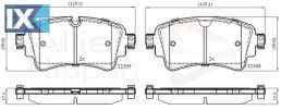 ΣΕΤ ΔΙΣΚΟΦΡΕΝΑ ΟΠΙΣΘ. AUDI  ADB02362 4N0698451 80A698451B 8W0698451F 8W0698451G 8W0698451H 8W0698451J 8W0698451K 8W0698451L 8W0698451S 80A698451B 8W0698451F 8W0698451G 8W0698451H 8W0698451J 8W0698451K