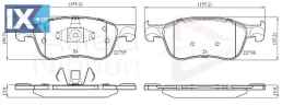 ΣΕΤ ΔΙΣΚΟΦΡΕΝΑ ΕΜΠΡ.  FORD  ADB02368 2095160