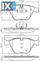 ΣΕΤ ΔΙΣΚΟΦΡΕΝΑ ΕΜΠΡ. BMW  ADB02377 34116794916