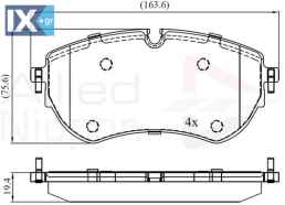 ΣΕΤ ΔΙΣΚΟΦΡΕΝΑ ΕΜΠΡ.  VW  ADB02456 2H6698151A 2H6698151A 2H6698151A 2H6698151A