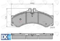 ΣΕΤ ΔΙΣΚΟΦΡΕΝΑ ΕΜΠΡ. ΟΠΙΣΘ. MERCEDES-VW  ADB0271 0004237110 0024204120 0024204220 0034201720 0044201520 0044202420 0044202620 0054208620 0084204620 0084204920 9024210110 A0004237110 A0024204120 A00242