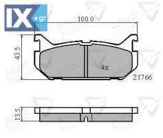 ΣΕΤ ΔΙΣΚΟΦΡΕΝΑ ΟΠΙΣΘ. MAZDA  ADB0327 G5Y62648Z9C G5Y62648ZA GAYE2649ZA F42Z2200A G5Y5263Z G5Y5263ZA G5Y52643Z G5Y52643ZA G5Y6263Z G5Y6263ZA G5Y6263ZB G5Y6263ZC G5Y62643Z G5Y62643ZA G5Y62643ZB G5Y62643