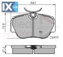 ΣΕΤ ΔΙΣΚΟΦΡΕΝΑ ΕΜΠΡ. MERCEDES  ADB0328 0004208820 0004208920 0004209120 0004299120 0014201020 0014208120 0014209620 0024200220 A0004208820 A0004208920 A0004209120 A0014201020 A0014208120 A0014209620 A