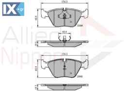 ΣΕΤ ΔΙΣΚΟΦΡΕΝΑ ΕΜΠΡ. BMW  ADB0358 34111157039 34111157569 34111157570 34111157813 34111158265 34111158267 34111159259 34111159279 34111160450 34111160451 34111160458 34111160459 34111162535 3411222824