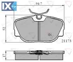 ΣΕΤ ΔΙΣΚΟΦΡΕΝΑ ΕΜΠΡ. BMW  ADB0361 34111154442 34111154443 34111155998 34111155999 34111156898 34111156899 34111157747 34111157748 34111161057 34111161347 34111161349 34111162481 34119058982 3411905898