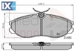 ΣΕΤ ΔΙΣΚΟΦΡΕΝΑ ΕΜΠΡ. NISSAN - FORD  ADB0447 410600F025 410602X825 410609C125 410609C525 410609C526 410609G526 D10602X80A 1203933 1954460 1956495 1957042