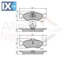 ΣΕΤ ΔΙΣΚΟΦΡΕΝΑ ΟΠΙΣΘ. MERCEDES  ADB0453 0004212410 0024203820 0024205620 0024206920 0034206420 0044205620 A0004212410 A0024203820 A0024205620 A0024206920 A0034206420 A0044205620 2D0698451A 2D0698451C