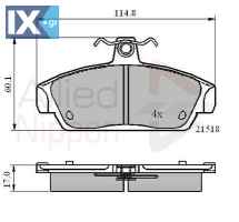 ΣΕΤ ΔΙΣΚΟΦΡΕΝΑ ΕΜΠΡ. ROVER  ADB0467 SEM100020 GBP90318 GBP90320 GBP90320AF GBP90337 GBP90337AF GBP90345AF
