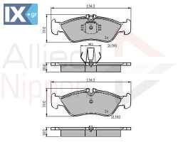 ΣΕΤ ΔΙΣΚΟΦΡΕΝΑ ΟΠΙΣΘ. MERCEDES  ADB0478 0024204020 0024206020 0044201820 0044202720 9024230510 9024230510KZ A0024204020 A0024206020 A0044201820 A0044202720 A9024230510 A9024230510KZ 2D0698451 2D069845