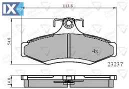 ΣΕΤ ΔΙΣΚΟΦΡΕΝΑ ΟΠΙΣΘ. CHEVROLET-DAEWOO-S  ADB0495 96391892 AW346513 96245179 96253368 S4521001