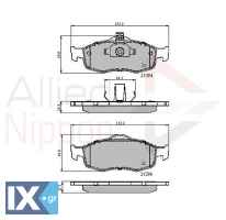 ΣΕΤ ΔΙΣΚΟΦΡΕΝΑ ΕΜΠΡ. FORD  ADB0514 1073731 1079347 1095201 1096942 1130759 1521326 1652285 5029147 6877836 6882584 93BB2K021EB 97BX2K021BC