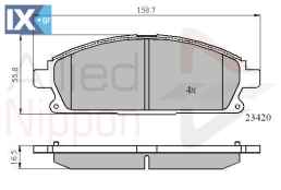 ΣΕΤ ΔΙΣΚΟΦΡΕΝΑ ΕΜΠΡ. NISSAN  ADB0591 45022S3VA11 410601W385 410601W386 410601W387 410605W585 410608H785 41060H386 41060VH385 D10608H71A D10608H785 D1060CN91B