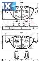 ΣΕΤ ΔΙΣΚΟΦΡΕΝΑ ΕΜΠΡ. BMW  ADB06000 34112284065 34112339272 34116763652 34116764312 34116768287 34116770575 34116774258