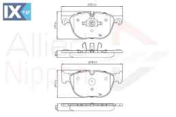 ΣΕΤ ΔΙΣΚΟΦΡΕΝΑ ΕΜΠΡ. BMW  ADB06003 34114074370 34116778403 34116779293 34116852253 34116857096