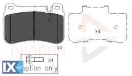 ΣΕΤ ΔΙΣΚΟΦΡΕΝΑ ΕΜΠΡ. MERCEDES  ADB06007 0044205120 A0044205120